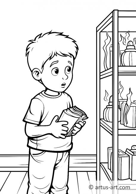 Power Outage Coloring Page